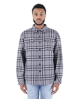 Shaka Wear SHPFJ - Mens Plaid Flannel Jacket