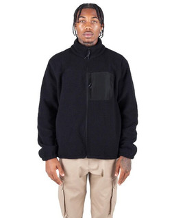 Shaka Wear SHSJ - Mens Premium Double-Sided Sherpa Jacket