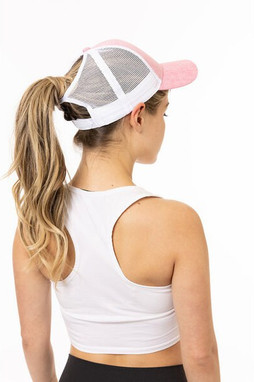 Big Accessories BA540P - Sport Ponytail Trucker
