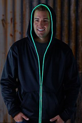 J. America JA8668 - Adult Glow Full-Zip Hood