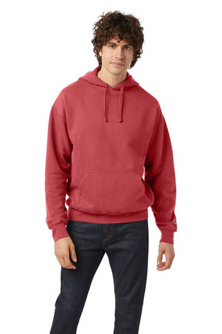 Champion CD450 - Unisex Garment Dyed Hooded Sweatshirt