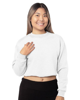 Bayside 7725 - Ladies Crop Crewneck