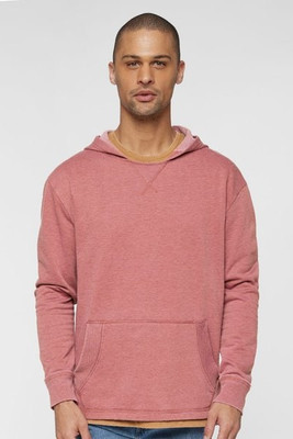 LAT 6936 - Adult Vintage Wash Fleece Hooded Sweatshirt