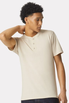American Apparel 2004CVC - Unisex CVC Henley T-Shirt