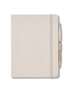 econscious EC9800 - Eco-Friendly Hemp Journal with Recycled Paper & Pen