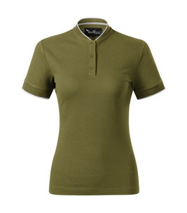 Malfini Premium 274 - Stylish Bomber Collar Polo Shirt with Contrast Details
