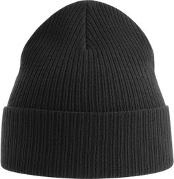 Atlantis ACNELB - Nelsons Organic Cotton Ribbed Cuffed Beanie Hat