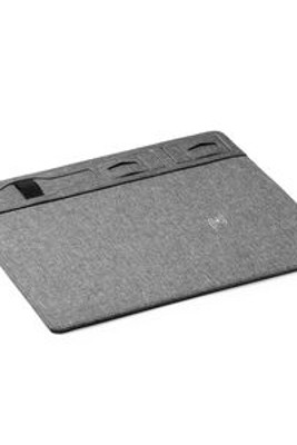 DEMAR Mouse pad in RPET with in-built 10W wireless charger - EgotierPro AL3038