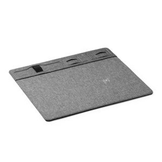 DEMAR Mouse pad in RPET with in-built 10W wireless charger - EgotierPro AL3038