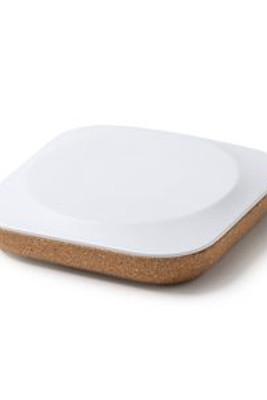 YARBO Wireless charger with structure in recycled ABS and natural cork - EgotierPro CR2987