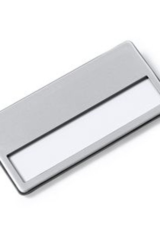 GANDA Badge holder with aluminium front - EgotierPro ID7069