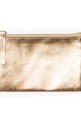 MAUVE PU purse in a glossy finish design - EgotierPro MN7570