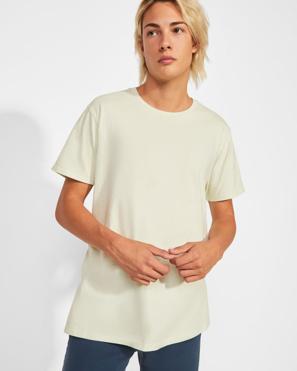 Roly CA6698 - Eco-Friendly Organic Cotton Ribbed Crew Neck Tee