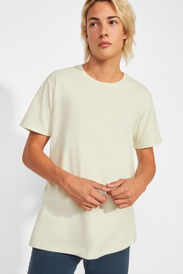 Roly CA6698 - Eco-Friendly Organic Cotton Ribbed Crew Neck Tee