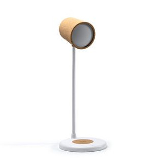 DRAVIS Table lamp with details in cork - EgotierPro CR2989