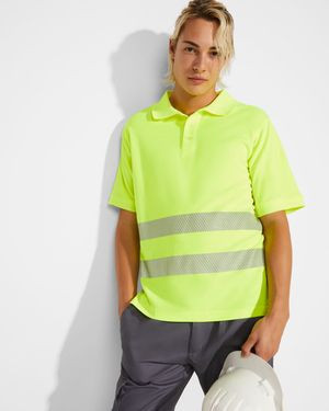 Roly HV9318 - ATRIO Polo tecnica a maniche corte ad alta visibilità