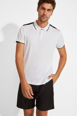 Roly PO0402 - TAMIL Technical short-sleeve polo shirt in antibacterial recycled polyester for men