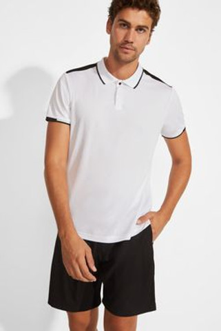 Roly PO0402 - TAMIL Technical short-sleeve polo shirt in antibacterial recycled polyester for men