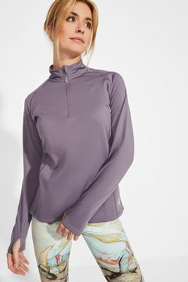 Roly SU1122 - ARLAS Sudadera técnica de manga larga ranglán para mujer