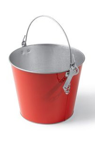 LAMBIC Metal colour bucket with aluminium bottle opener included - EgotierPro AB4208