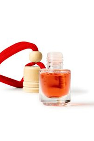 RINDAL Air freshener with different scents in a glass recipient with wooden cap and matching adjustable cord - EgotierPro AM1316