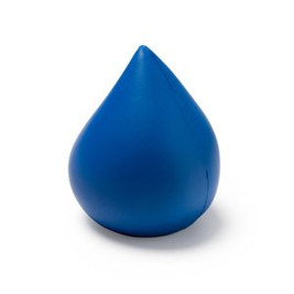 DONA Drop-shaped stress ball in plain colour PU - EgotierPro AS1232