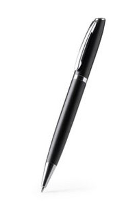 ALVIK Elegant twist ball pen with body in recycled aluminium and metal details - EgotierPro BL7973