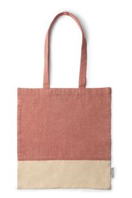 PALMIRA Recycled cotton bag in a heather finish design and 120 gsm natural cotton - EgotierPro BO7188