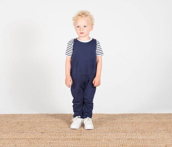 Larkwood LW651 - Eco-Friendly Organic Cotton Dungarees with Pockets