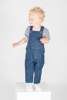 Larkwood LW700 - Junior Explorer Sturdy Denim Dungarees