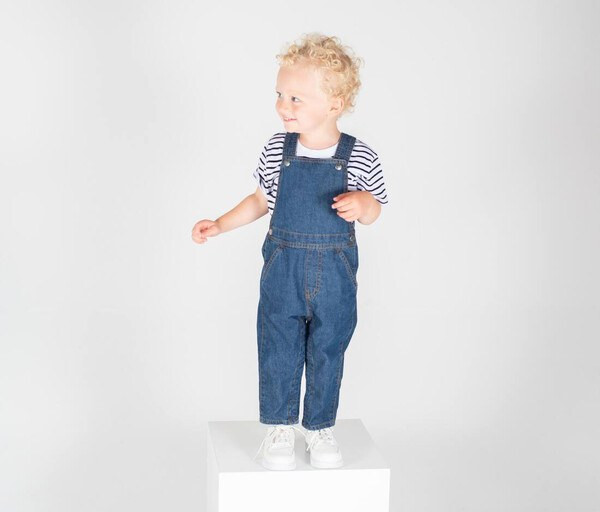 Larkwood LW700 - Junior Explorer Sturdy Denim Dungarees