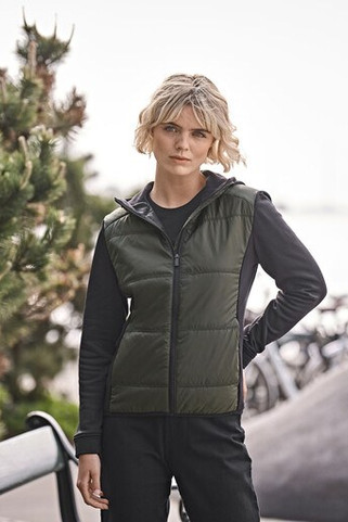 TEE JAYS TJ9113 - Womens 2-fabric hooded jacket