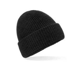 BEECHFIELD BF386 - Luxuriöse Weiche Rippstrickmütze für Stilbewusste