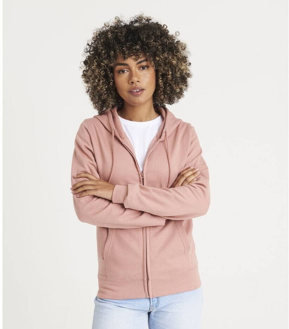 AWDIS JH050F - Casaco Moletom Feminino com Zíper Completo