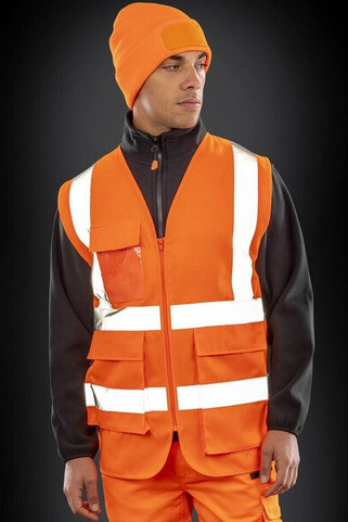RESULT RS477X - HEAVY DUTY POLYCOTTON SECURITY VEST