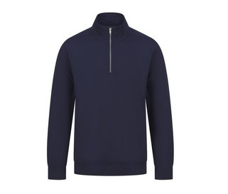 Henbury HY842 - UNISEX KESTÄVÄ 1/4 ZIP SWEATSHIRT