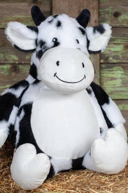 MUMBLES MM578 - Peluche vache blanche et noire