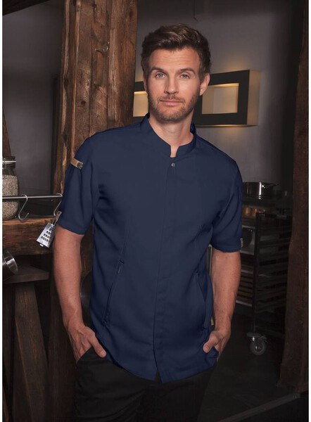 KARLOWSKY KYJM36 - Short sleeve innovative sustainable chef jacket