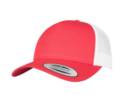 Flexfit F6506T - Cappellino Trucker Retrò Bicolore a 5 Pannelli