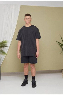 BUILD YOUR BRAND BY189 - Tee-shirt homme décoloré