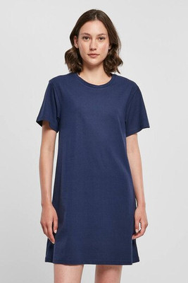 BUILD YOUR BRAND BY214 - Sporty Feminine A-Line Cotton Tee Dress