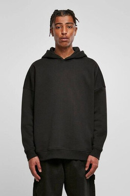 BUILD YOUR BRAND BY199 - OVERSIZED CUT ON SLEEVE HOODY