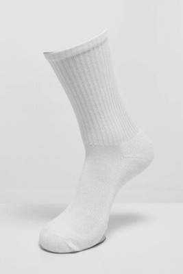 BUILD YOUR BRAND BY201 - Comfort Fit Ribbed Ankle Crew Socks