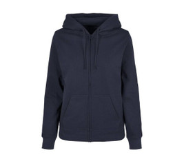 BUILD YOUR BRAND BYB009 - LADIES BASIC ZIP HOODY