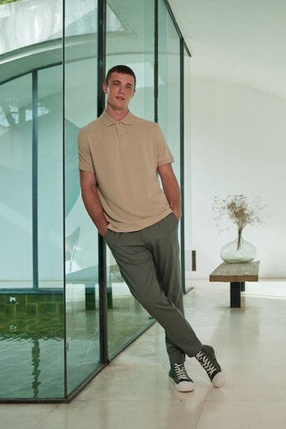 B&C BCU428 - Mens 65/35 recycled polyester poloshirt