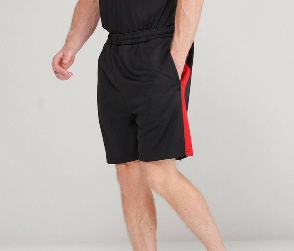 Finden & Hales LV886 - ADULTS' KNITTED SHORTS WITH ZIP POCKETS