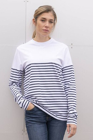 PEN DUICK PK201 - Long sleeve striped t-shirt