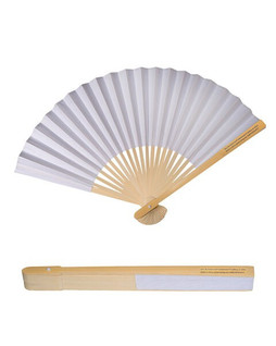 Prime Line FN200 - Elegant Bamboo Frame Folding Hand Fan