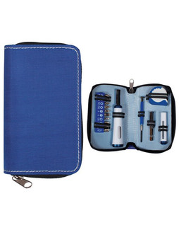 Prime Line TK100 - Compact Executive Multi-Tool Kit with Zipper Case