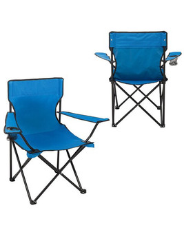 Prime Line OD110 - Silla Plegable de Exterior con Portavasos